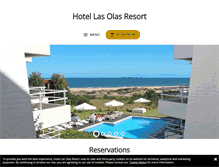 Tablet Screenshot of lasolasresort.com.uy